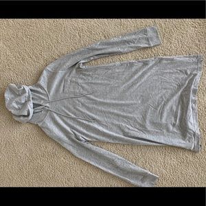 Long-Sleeve Whale Hoodie Cover-Up